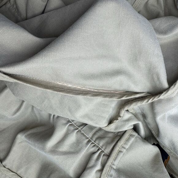 Women's Ralph Lauren Rugby Khaki Cotton Blazer Button Down Short Jacket Tan 6 - Picture 7 of 16